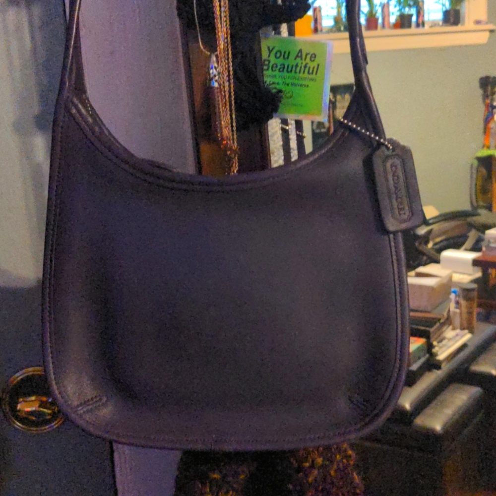 RARE 90s Plum Purple Coach USA 9020 Ergo Bag